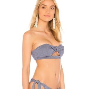 NWT Kopper & Zink Riri Bikini Top Ash Blue